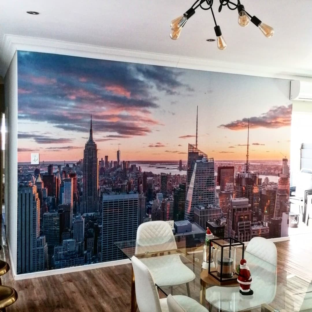 Bedroom feature wall