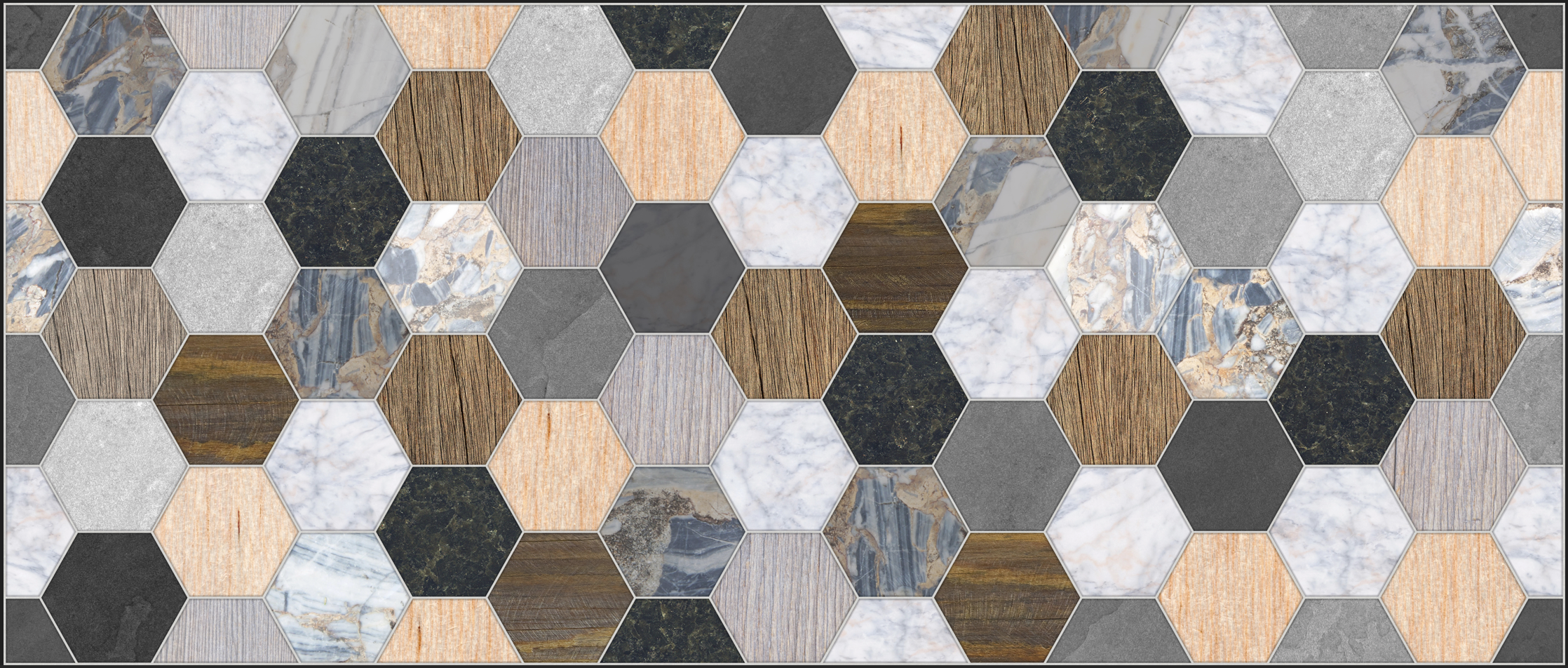 Hexagon mosaic