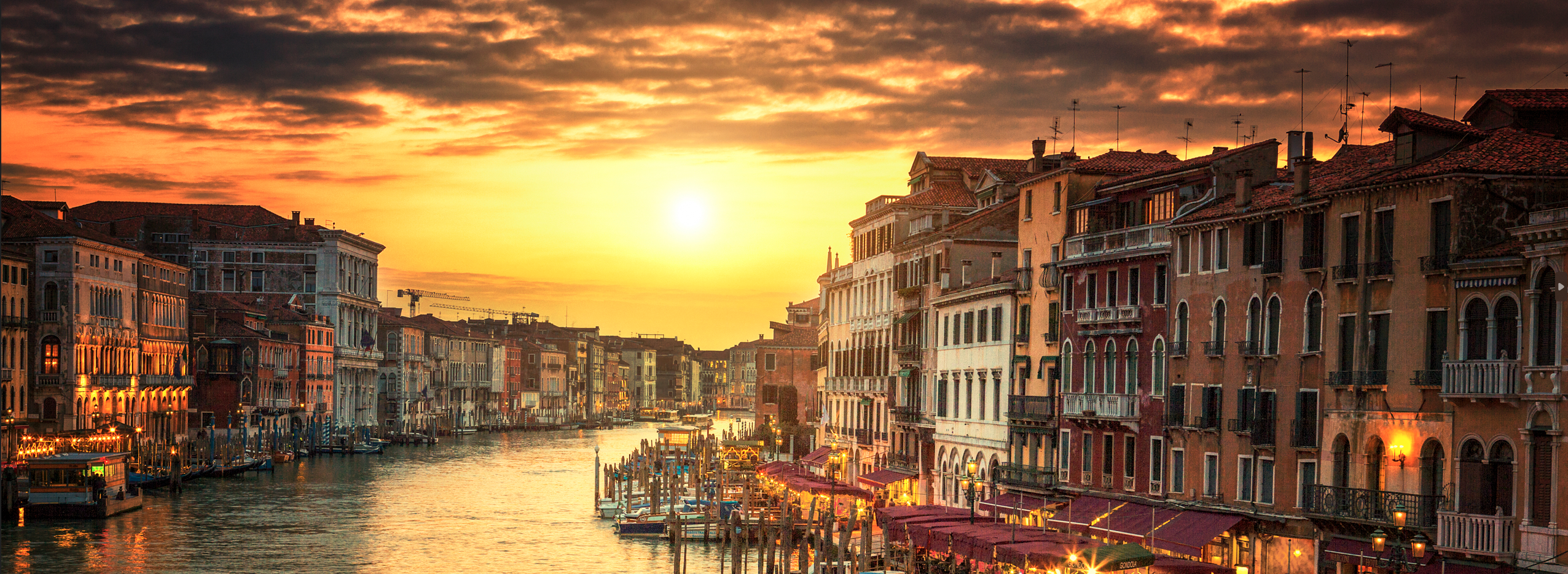 Sunset at the Grand Canal