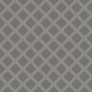 Modern Majesty: Grey and Gold Squared Pattern Wallpaper