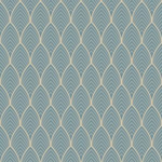 Bercy Blue Wallpaper Wallprint Store
