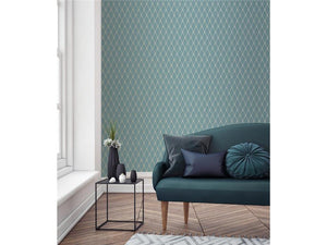 Bercy Blue Wallpaper Wallprint Store