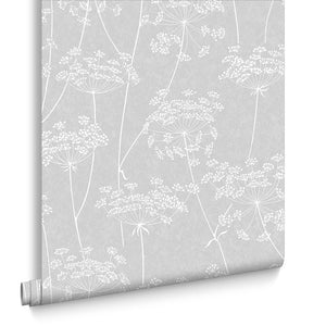 Aura Grey Wallpaper Wallprint Store