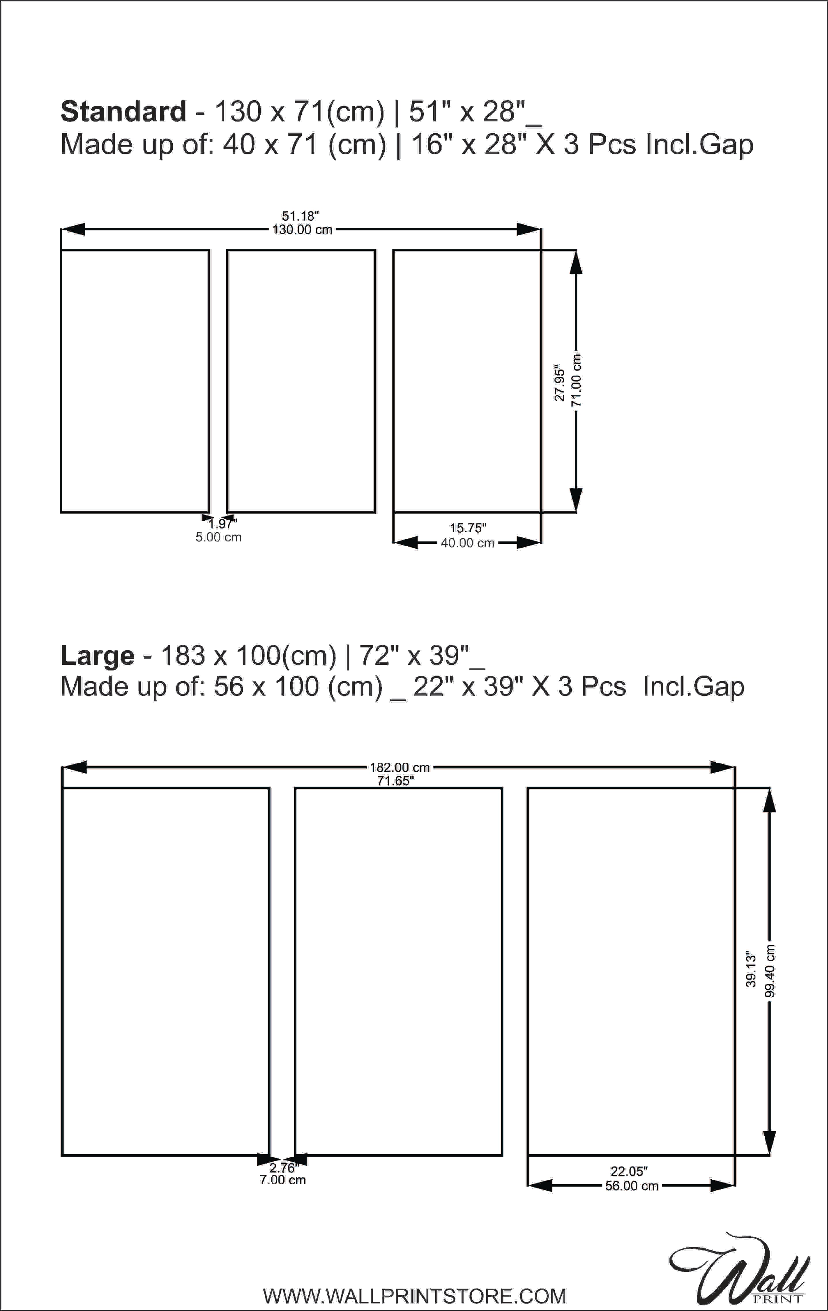 Zen Sand_3 Piece Split Canvas WallPrint