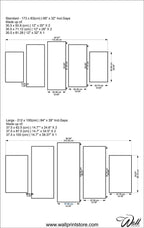 White Rock _5 Piece Split Canvas WallPrint