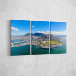 Cape Town from above _3 Piece Split Canvas WallPrint
