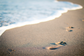 Footprints in the sand WallPrint