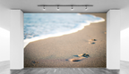 Footprints in the sand WallPrint