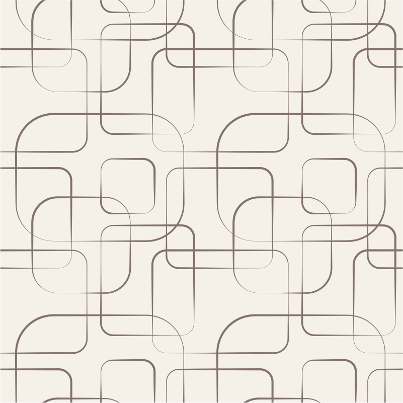 Modern Geometrics - Brown/Beige WallPrint