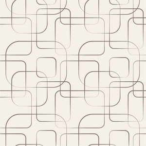 Modern Geometrics - Brown/Beige WallPrint