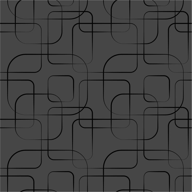 Modern Geometrics - Black/Charcoal WallPrint