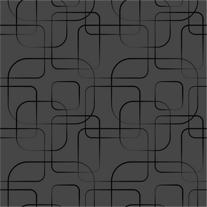 Modern Geometrics - Black/Charcoal WallPrint