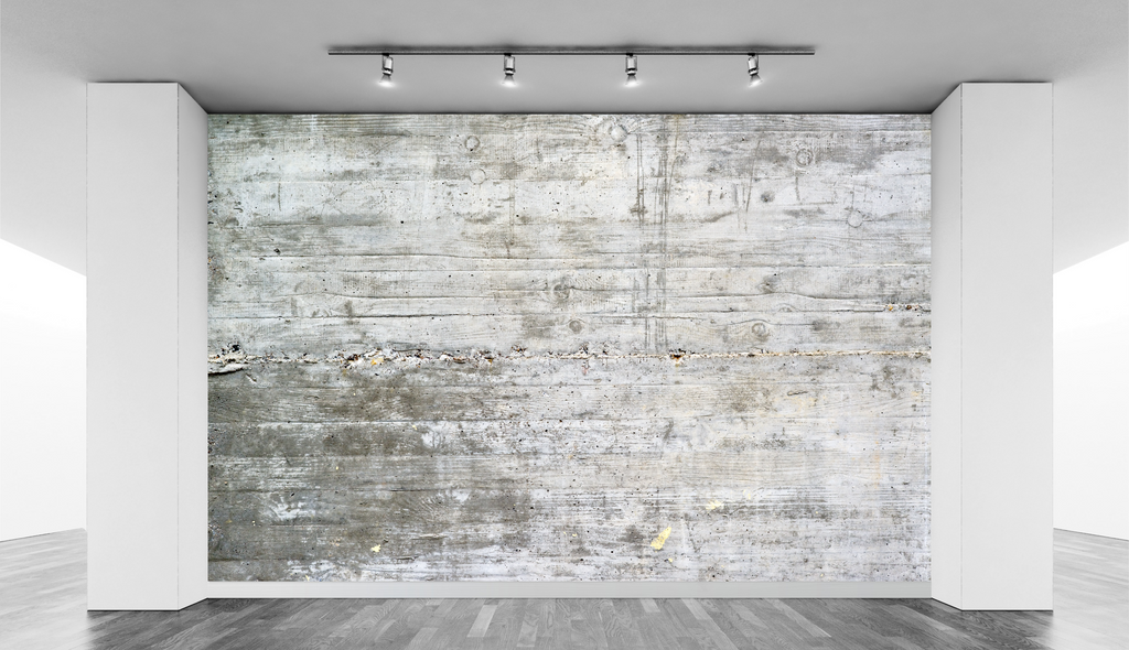 Old wooden wall WallPrint