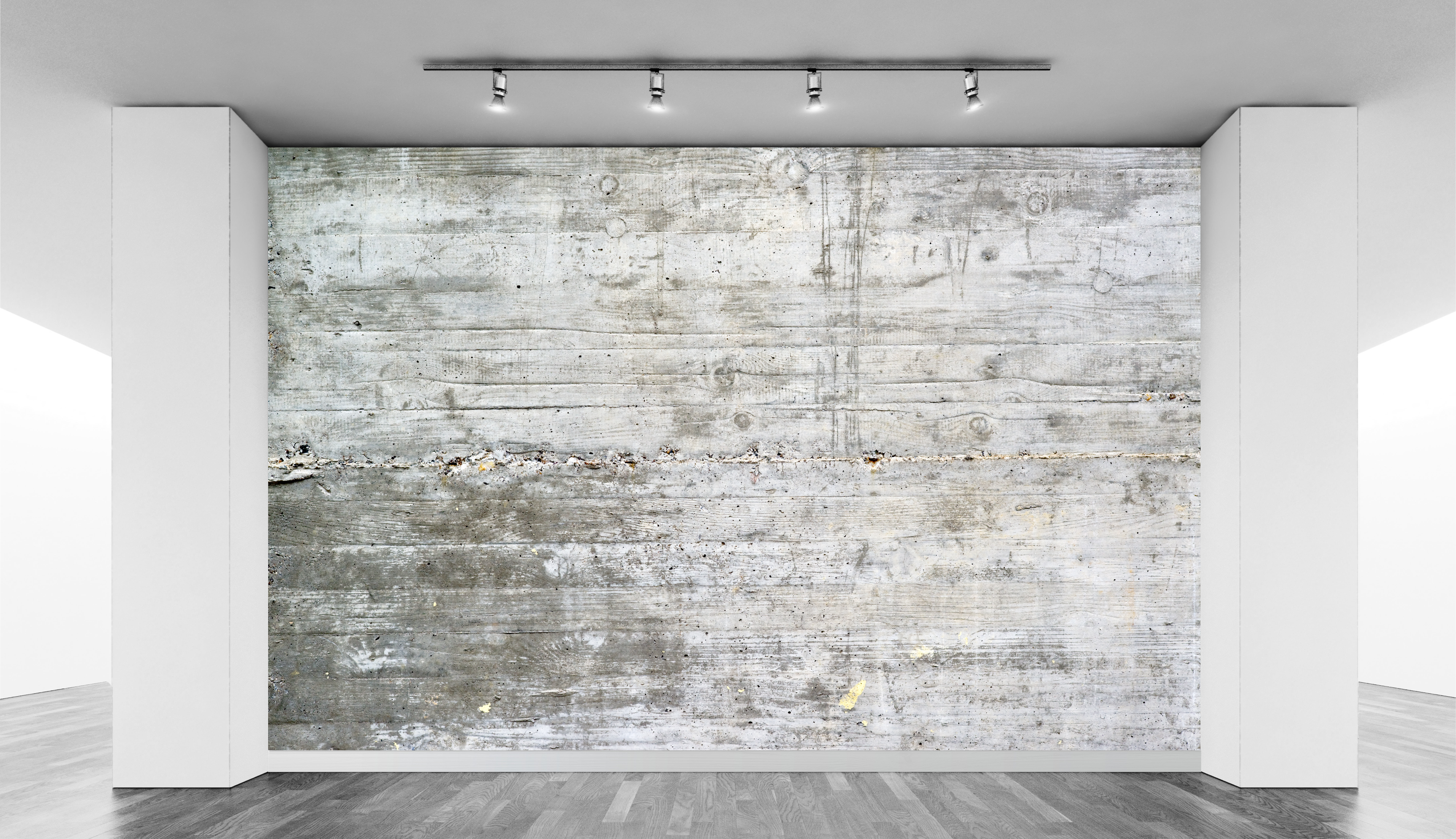 Old wooden wall WallPrint