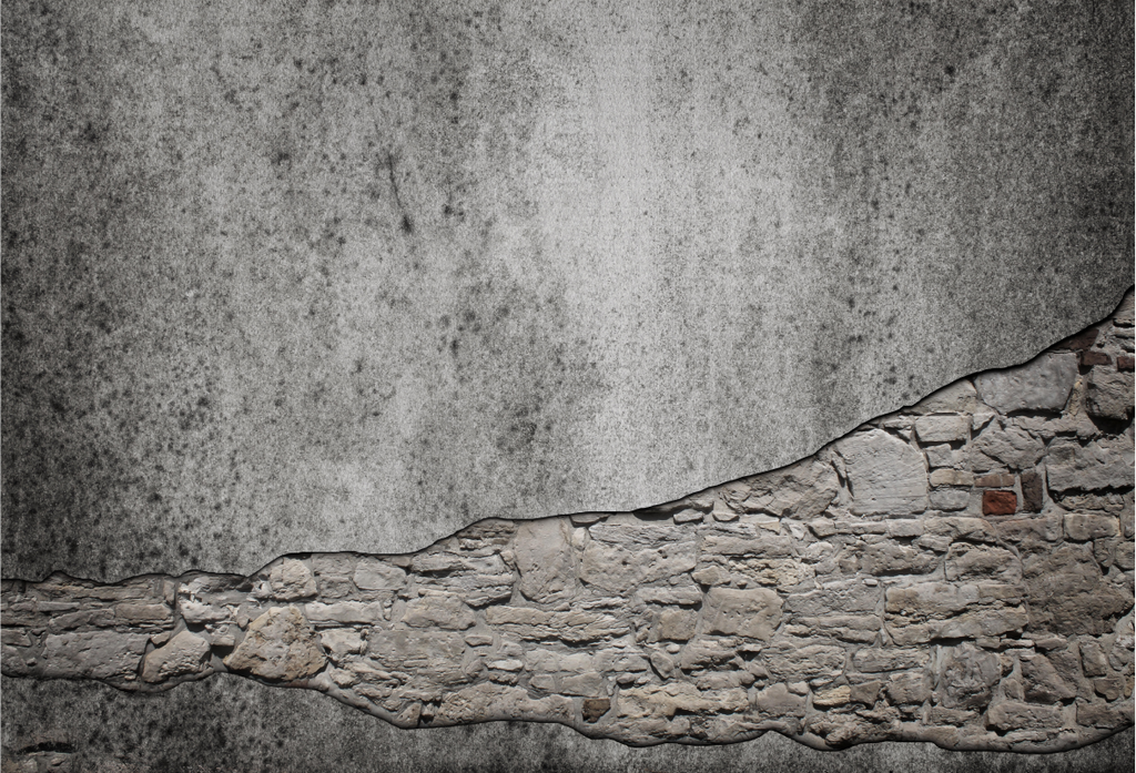 Aged rock wall WallPrint