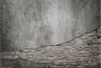 Aged rock wall WallPrint