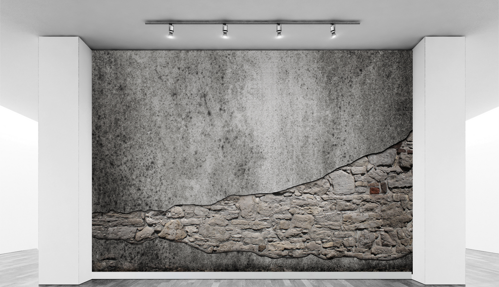 Aged rock wall WallPrint