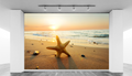 Beach sunset Wallprint Store