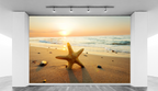 Beach sunset Wallprint Store