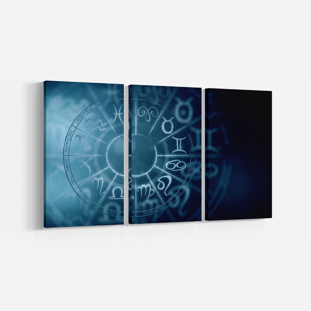 Zodiac_3 Piece Split Canvas WallPrint